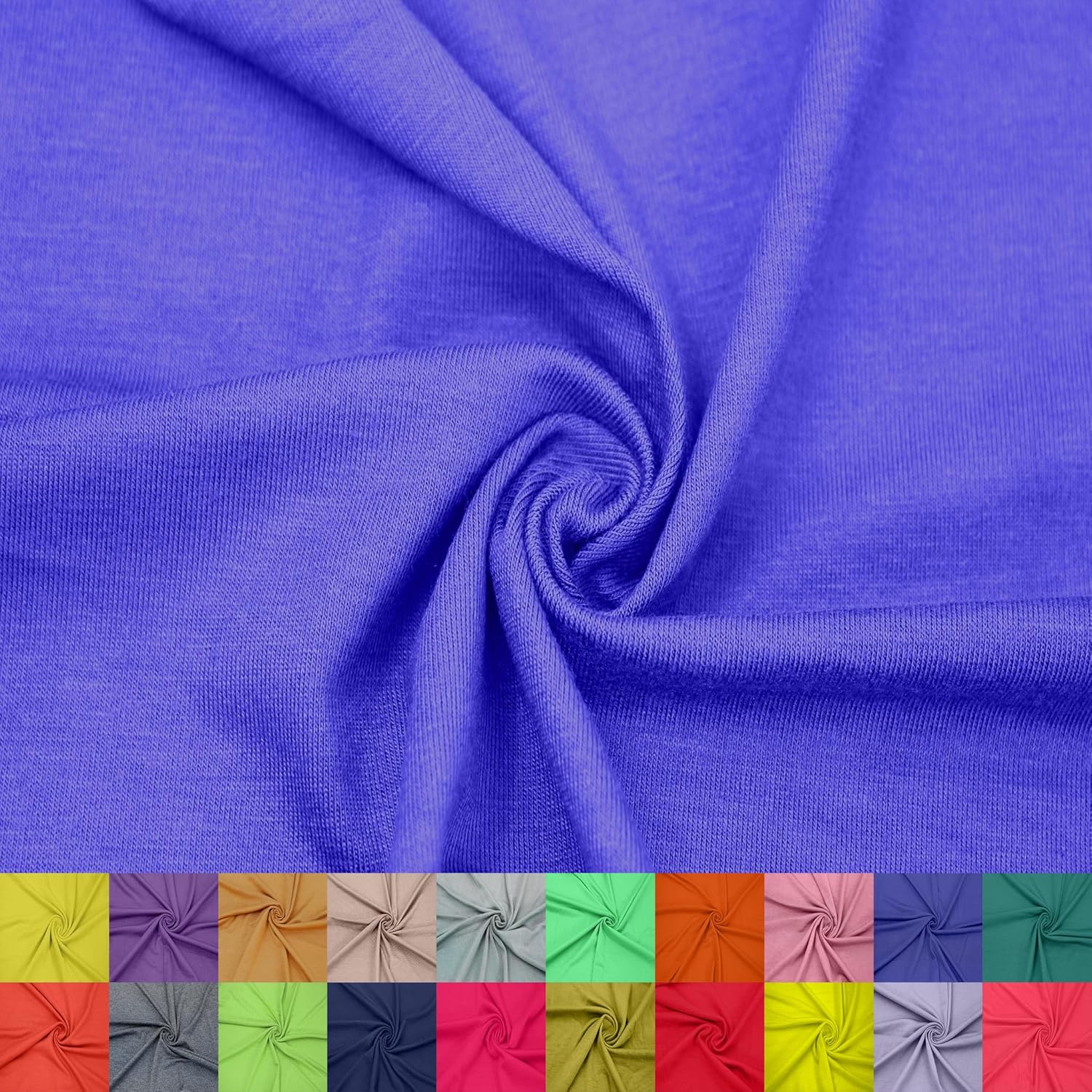 60 Inch Wide Rayon Spandex Jersey Knit Fabric - Soft & Stretchy