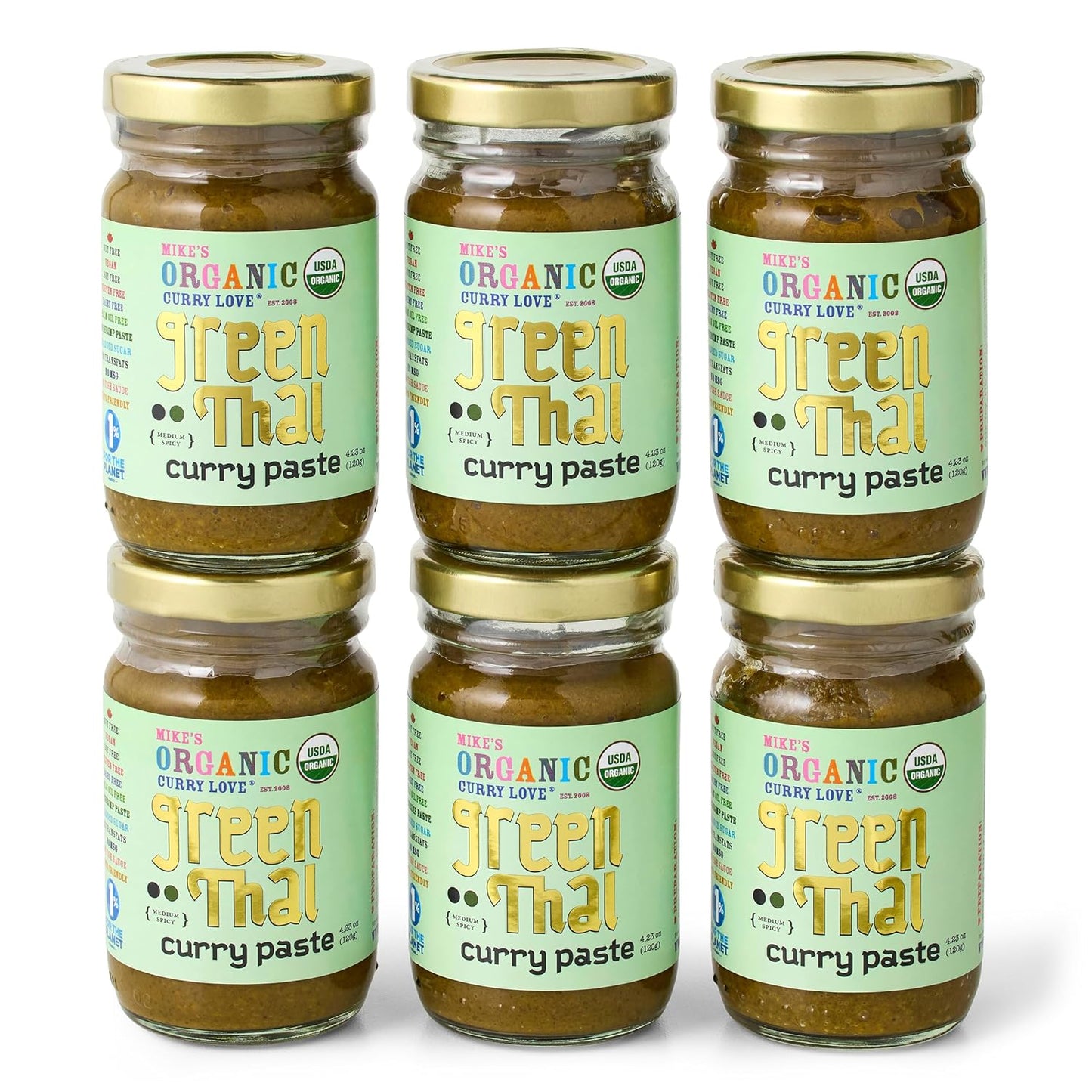 Organic Green Thai Curry Paste for Authentic Thai Cooking