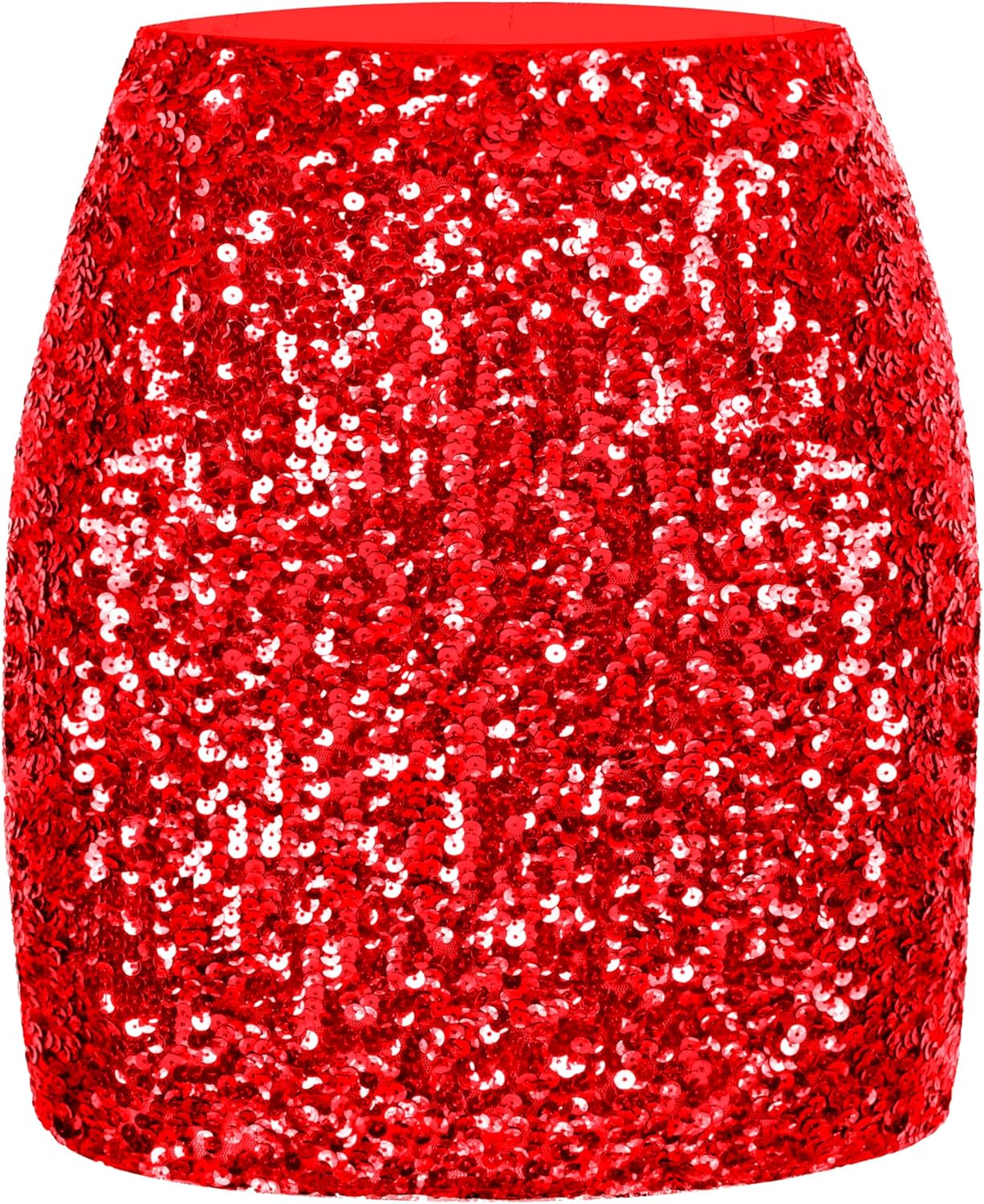 MANER Women's Sequin Skirt for Night Out and Parties