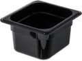 Storplus 1/6-Size Polycarbonate Food Pan, 4in Deep (Pack of 6)