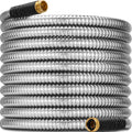 130 ft Stainless Steel Garden Hose - Ultra Flexible, Kink-Less