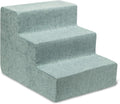 Dog Stairs 3-Step Foam Pet Steps - Easy Access for Small Dogs