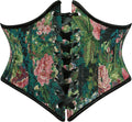 Scarlet Darkness Corset Belt for Women with Floral Lace Design