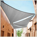 Right Triangle Sun Shade Sail 19ft x 24ft x 30.6ft Grey - Durable UV