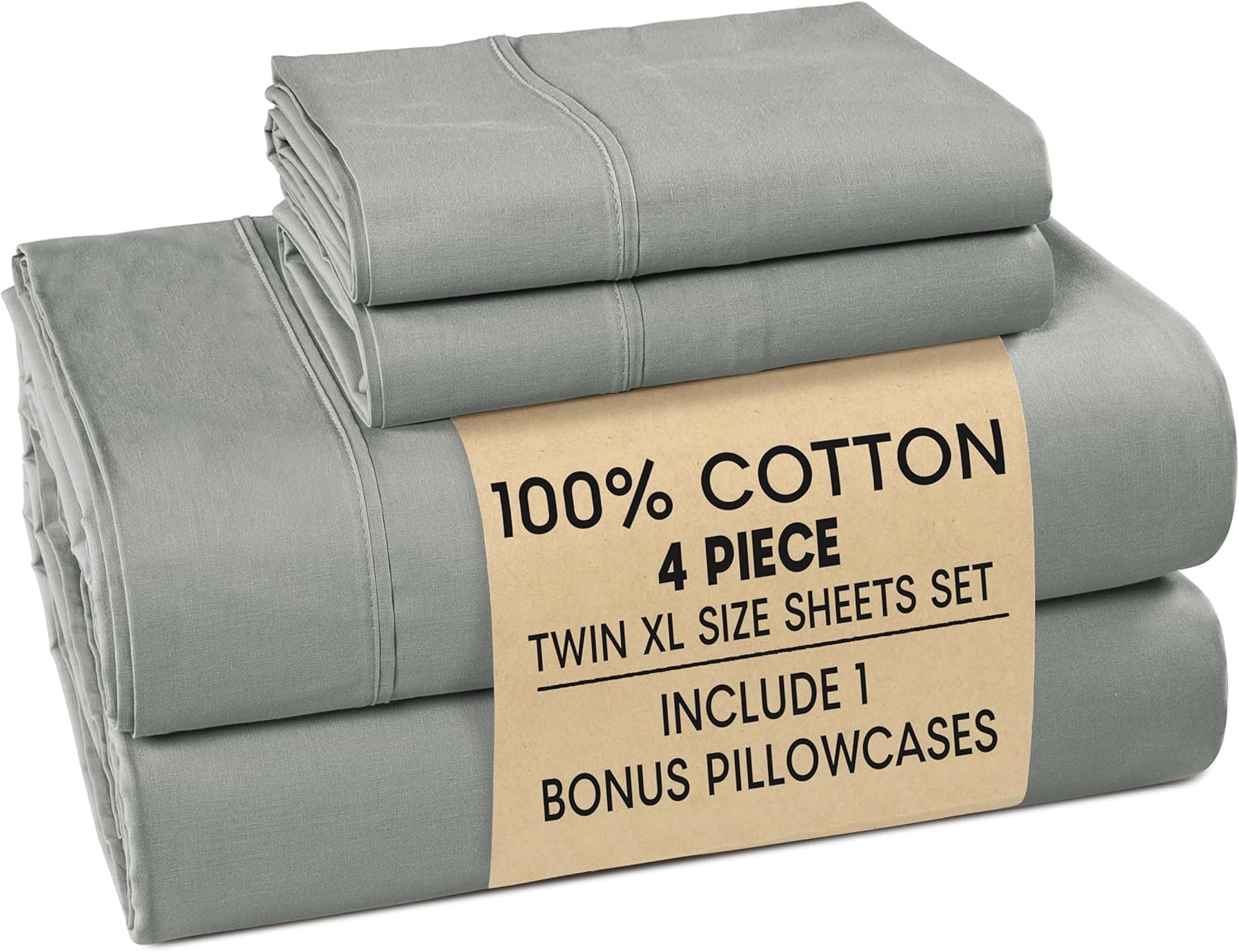 Casa Platino Twin XL Bed Sheets Set - Ultra Soft Cotton Comfort
