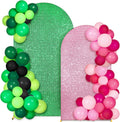 Sequin Green and Pink Arch Backdrop Cover Set of 2 - Witch Princess