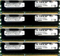 A-Tech Micron 16GB Kit 4x4GB PC3-10600 DDR3 ECC Registered RAM