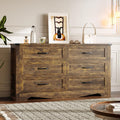 Modern 6-Drawer Dresser for Bedroom and Living Room Storage