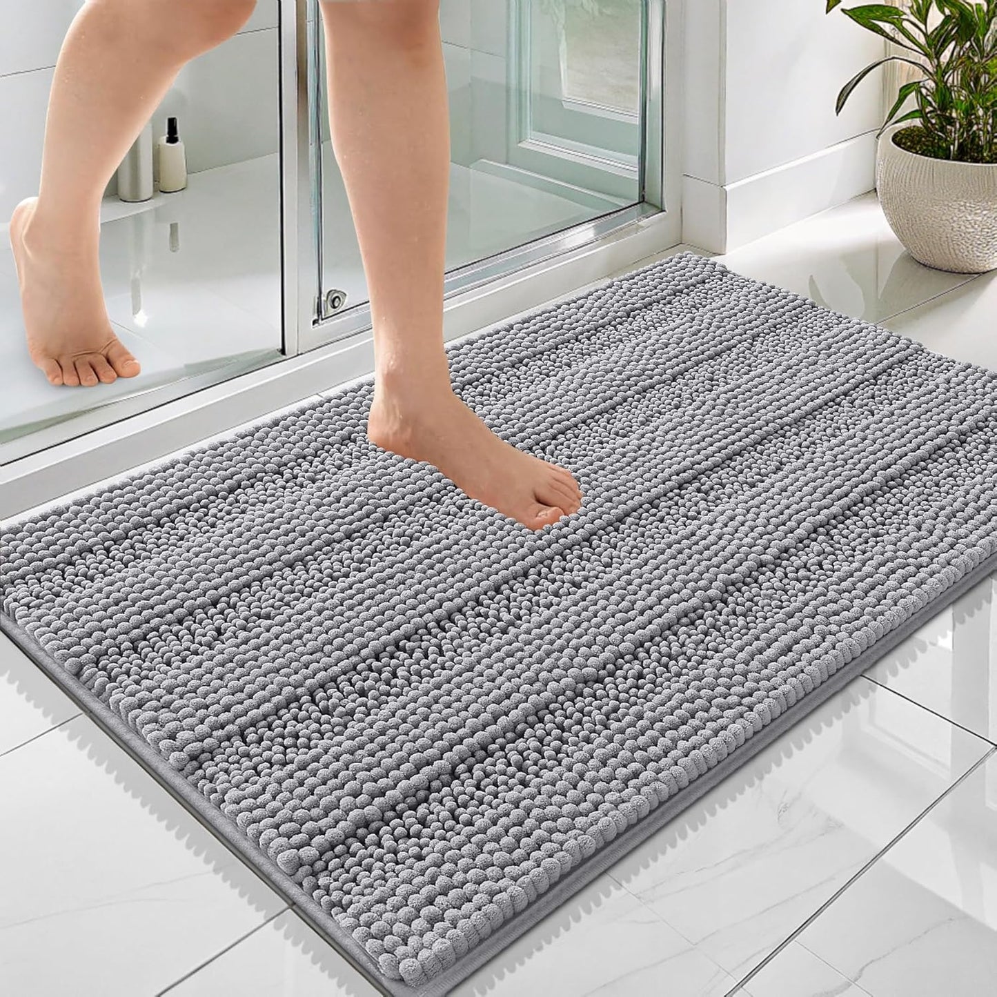 OLANLY Thick Bathroom Rugs 36x24 for Soft Absorbent Comfort