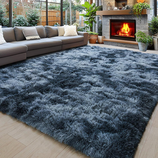 Ultra Soft Fluffy 8x10 Area Rugs for Living Room Decor