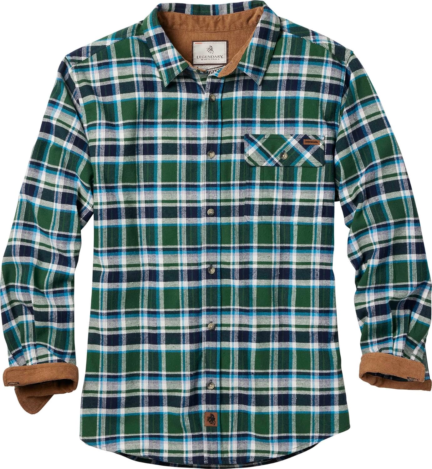 Legendary Whitetails Men's Buck Camp Flannel Shirt for Comfort