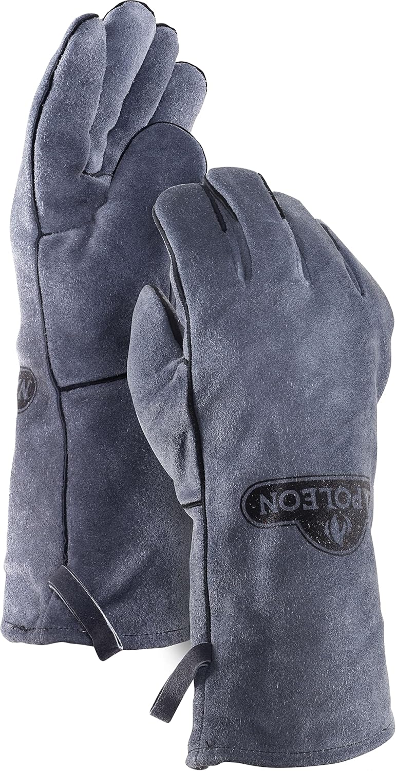 Genuine Leather BBQ Gloves for Ultimate Heat Protection