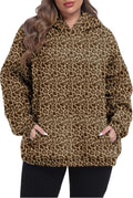 Women's Cozy Plus Size Sweatshirts - Fleece-Lined Hoodie Style