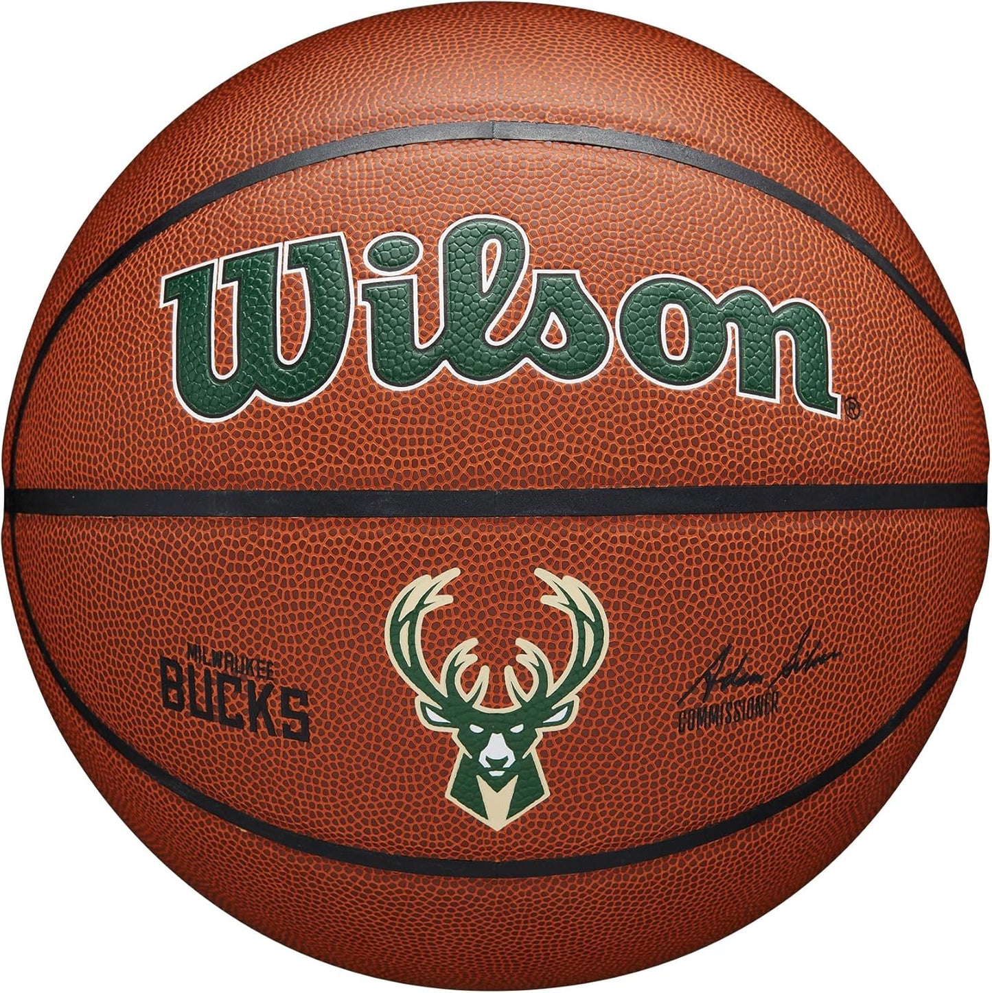 Wilson NBA Team Alliance Basketball - Size 7 for Milwaukee Bucks