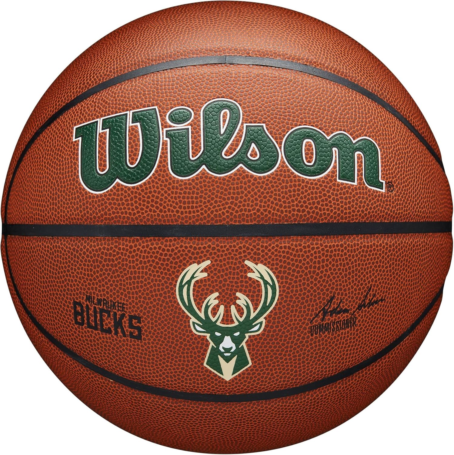 Wilson NBA Team Alliance Basketball - Size 7 for Milwaukee Bucks