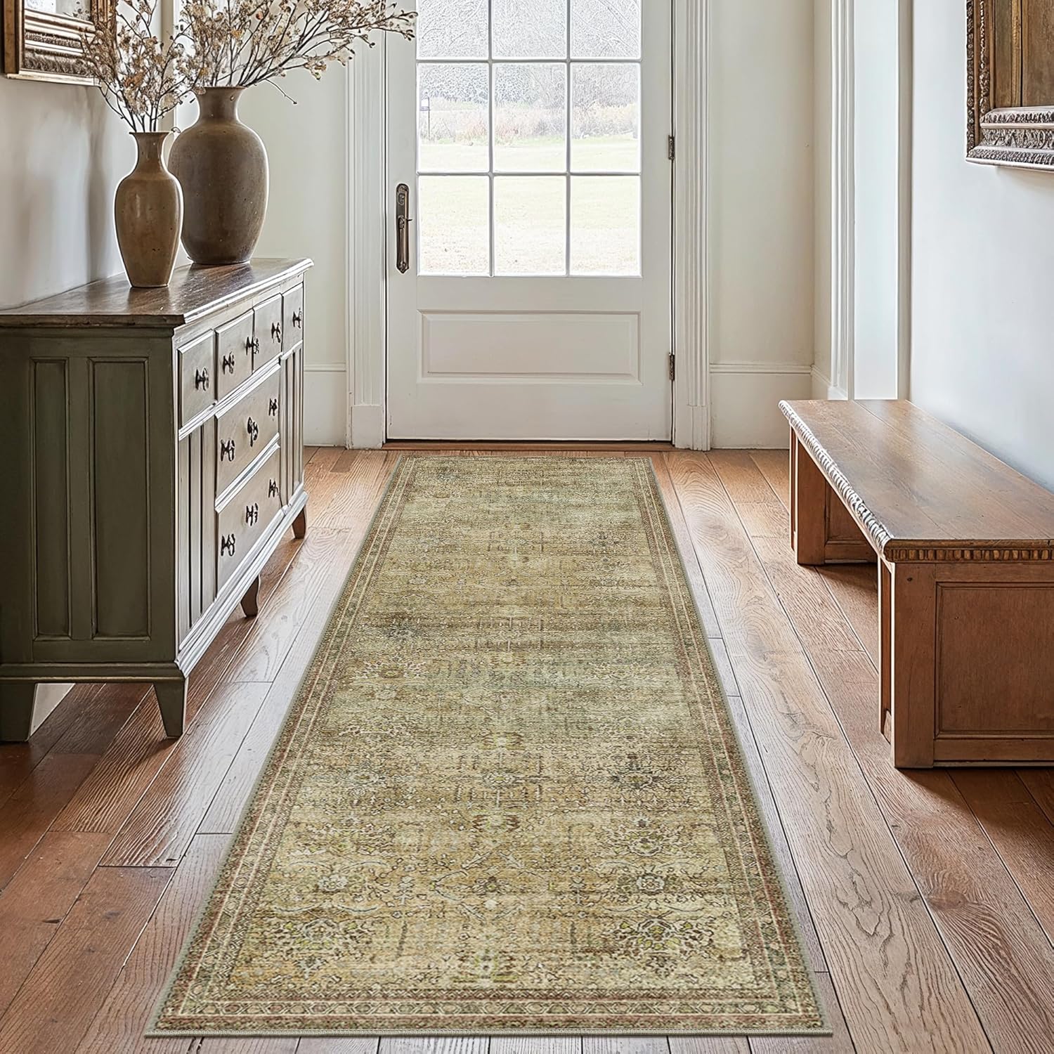 GENIMO 2x12 Non Slip Hallway Runner Rug for Every Room