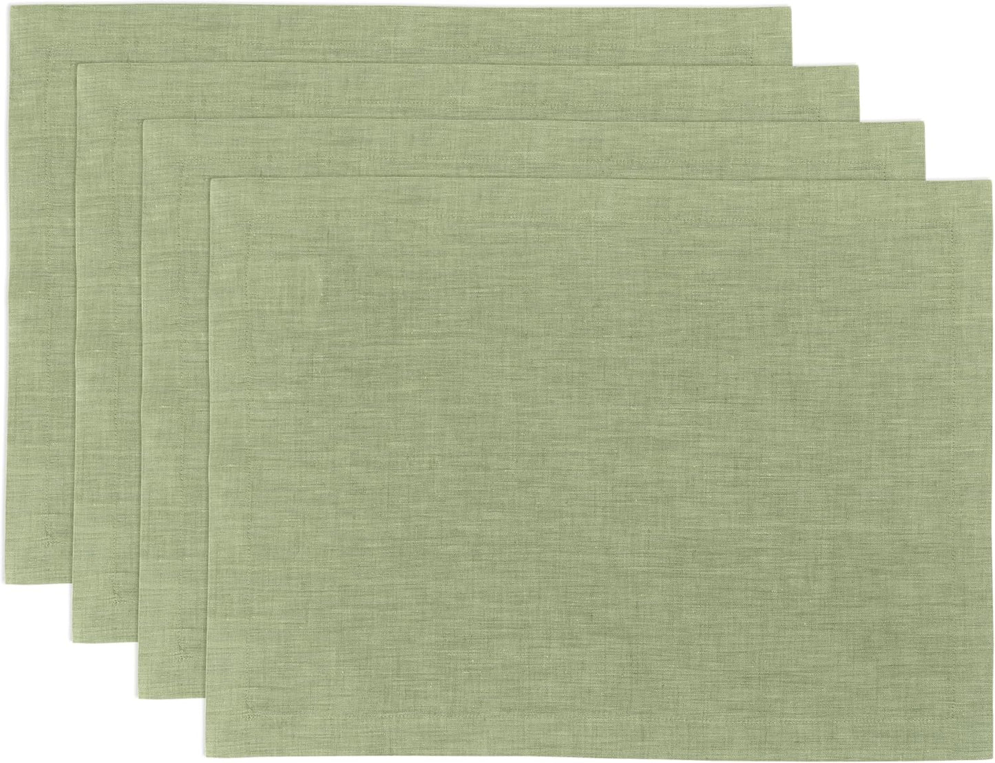 Solino Home Linen Cloth Placemats Set of 4 for Thanksgiving