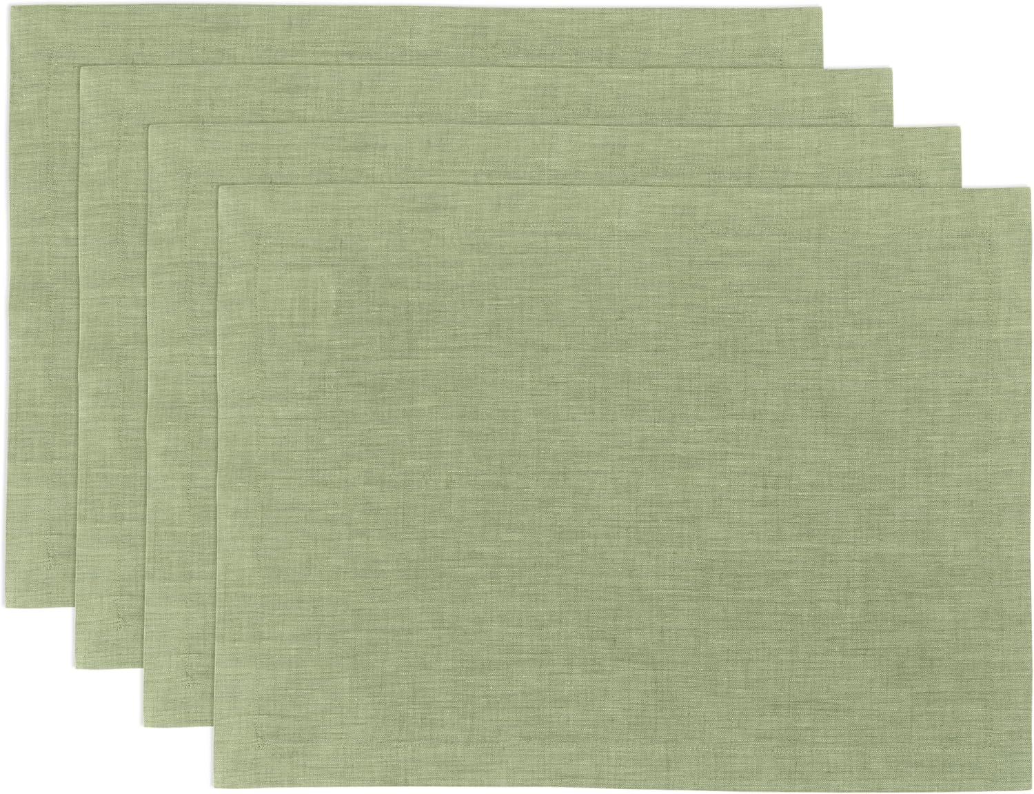 Solino Home Linen Cloth Placemats Set of 4 for Thanksgiving