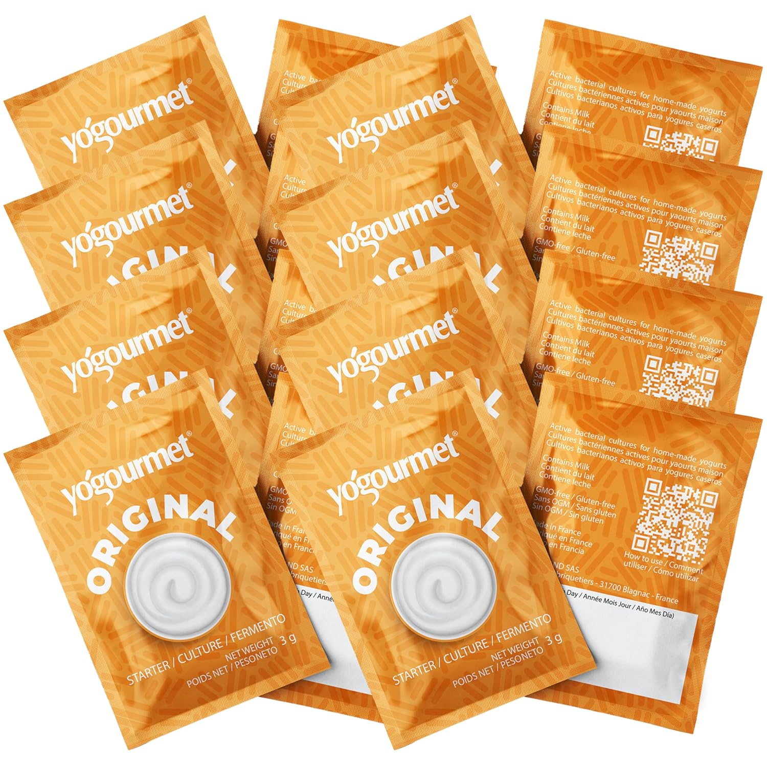 Yogourmet 16-Pack Starter Culture - Homemade Yogurt Made Easy!