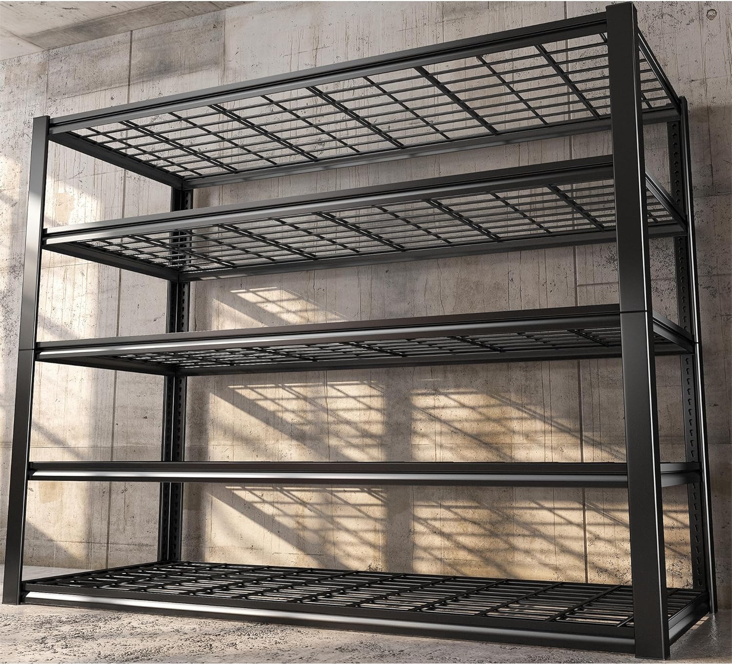 Heavy Duty Garage Shelving by REIBII - 3000LBS Capacity