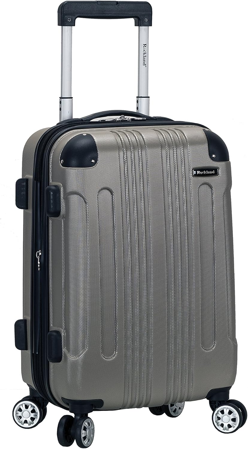 Rockland London Hardside Expandable Luggage with Spinner Wheels