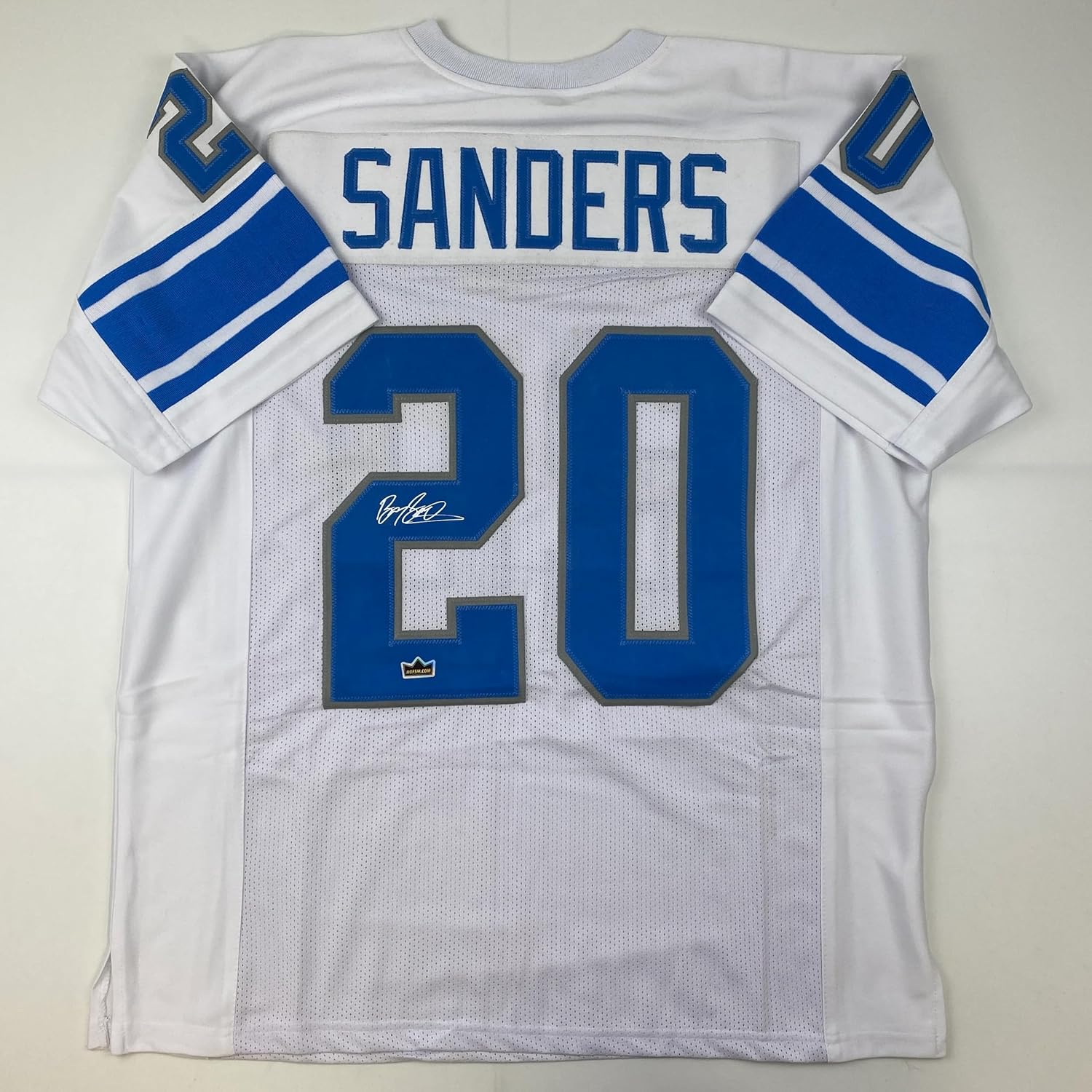 Facsimile Autographed Barry Sanders Detroit Football Jersey XL