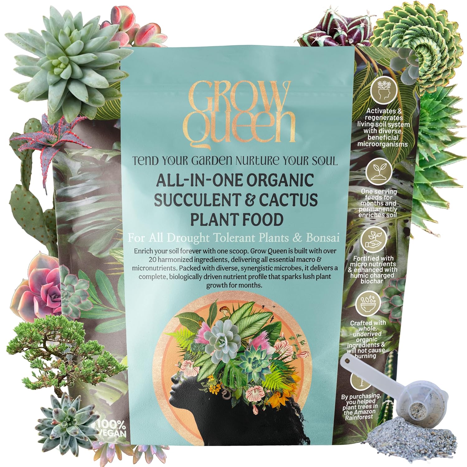 All-In-One Organic Succulent Fertilizer for Thriving Plants