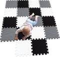 MQIAOHAM 18 Pieces Puzzle Play Mats for Safe Playtime Fun