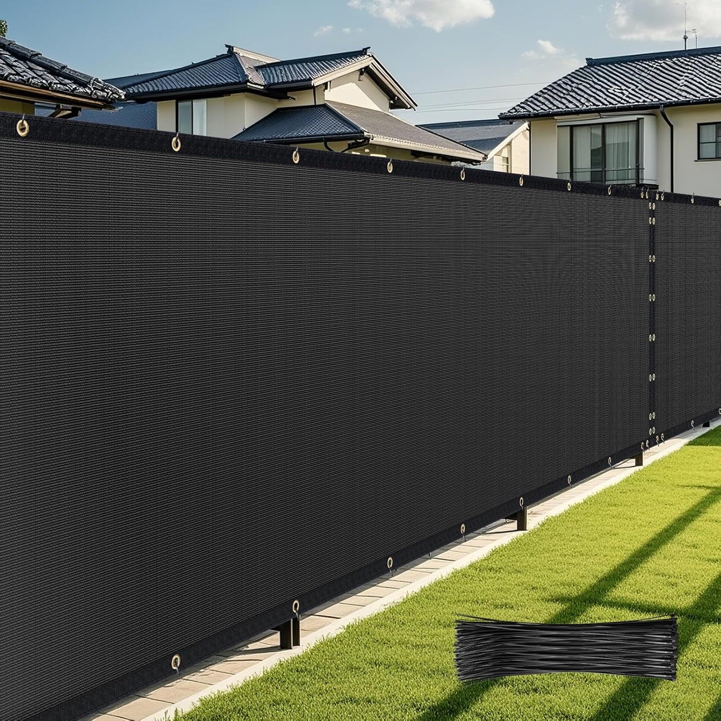 TOPNEW 6ft x 50ft Fence Privacy Screen for Outdoor Spaces