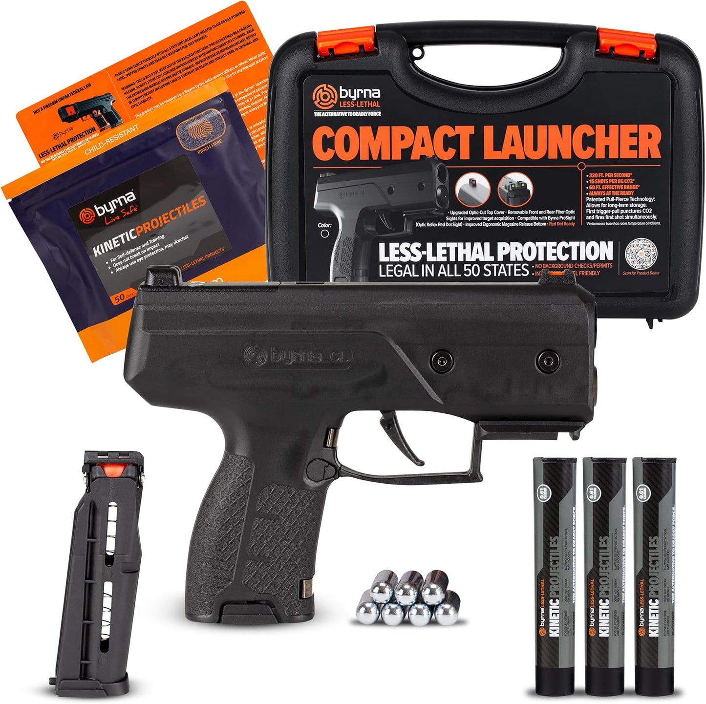Byrna CL Compact Launcher Ultimate Bundle for Personal Defense
