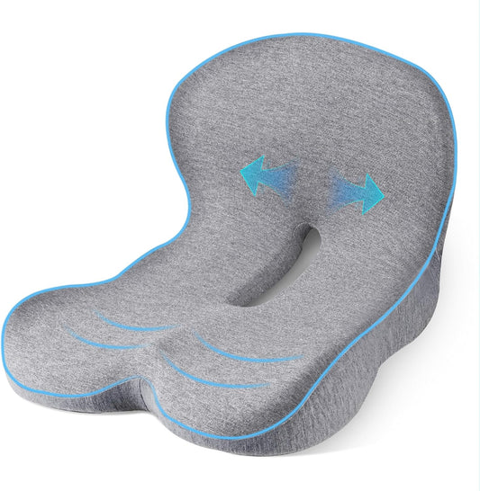 Trucker Seat Cushions for Long Sitting with Lumbar Support