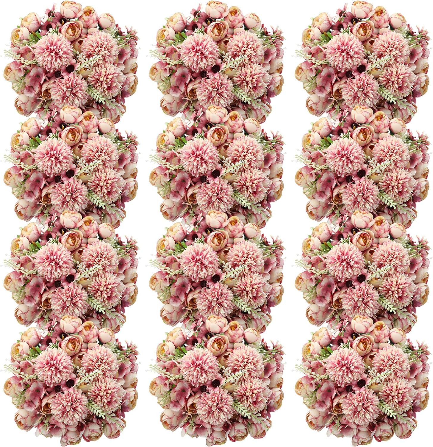 Stunning 12 Bundles Peonies Artificial Flowers for Decor