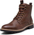 Vostey Mens Boots Motorcycle Casual Chukka Boots - Versatile Style TPR