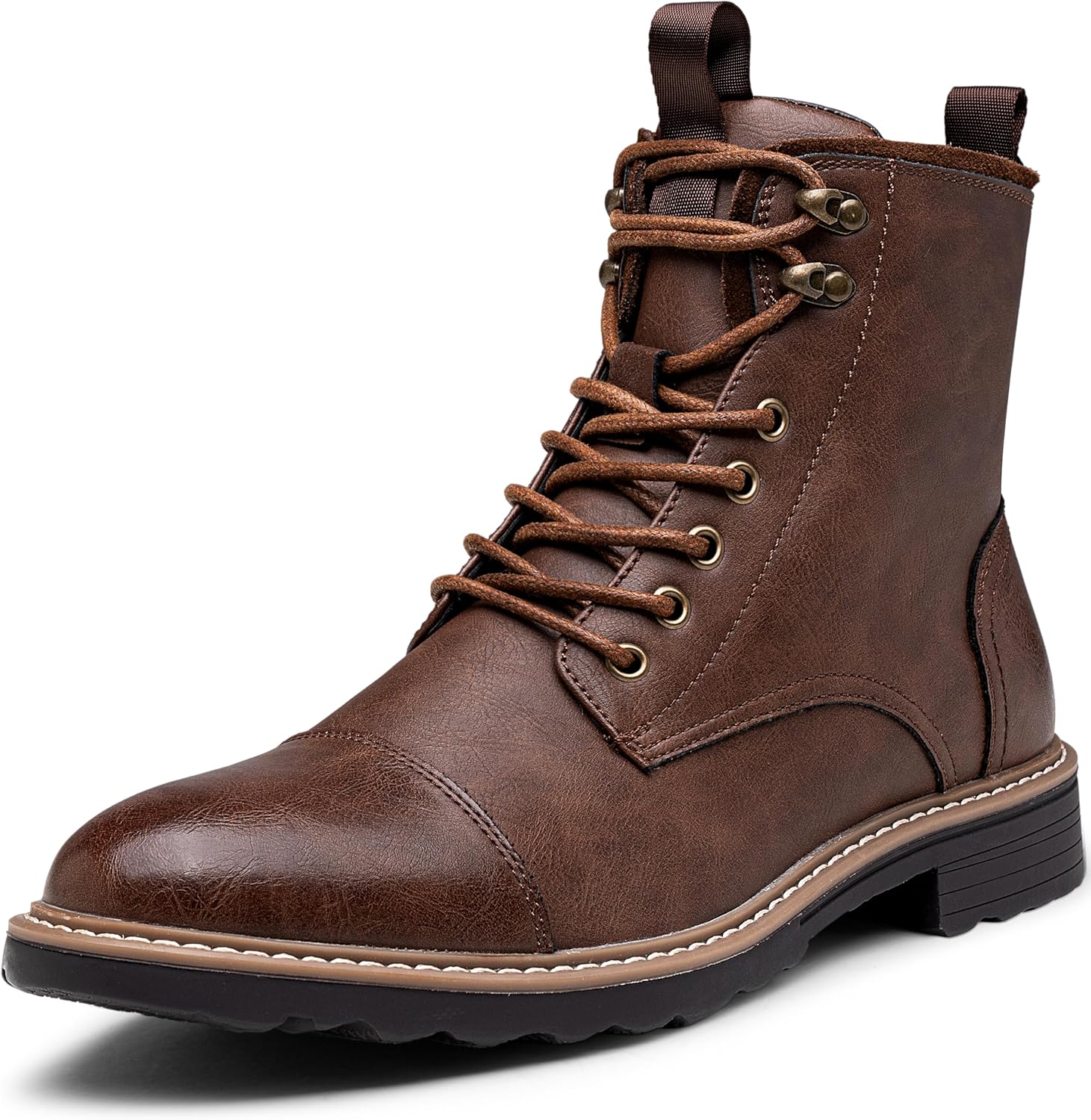 Vostey Mens Boots Motorcycle Casual Chukka Boots for Men