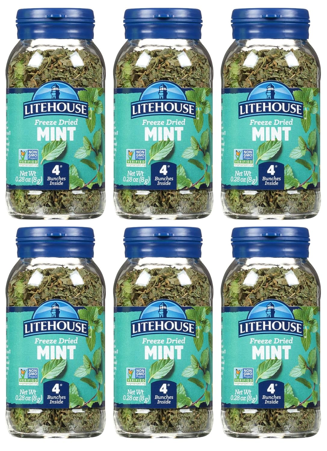 Litehouse Freeze Dried Mint - Perfect Substitute for Fresh Mint
