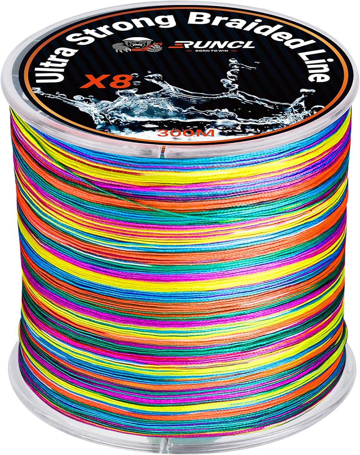 RUNCL 8X Fishing Line: Abrasion-Resistant, Zero Stretch, Extra Visibility