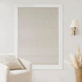 Cordless Roman Shades Total Blackout Window Blind - Thermal Linen