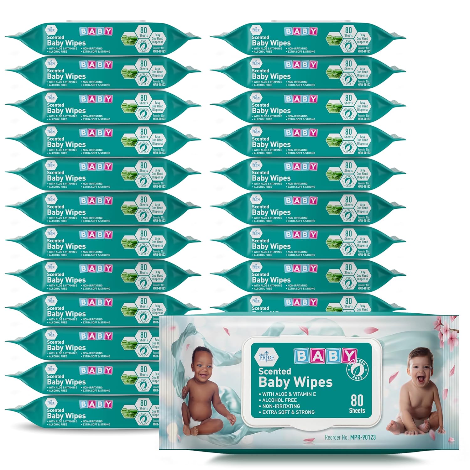 Gentle Care Baby Wipes in Bulk with Aloe Vera & Vitamin E
