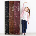 Personalized Wooden Height Growth Chart Ruler for Kids' Rooms