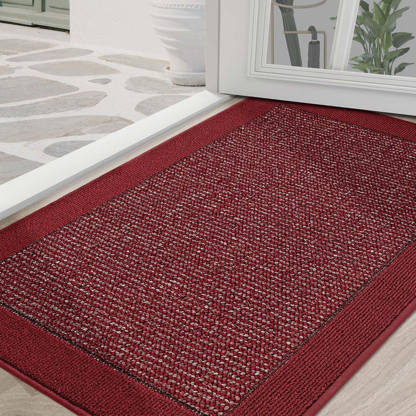 BEQHAUSE Indoor Door Mat 36in x 60in, Non-Slip Entryway Rug