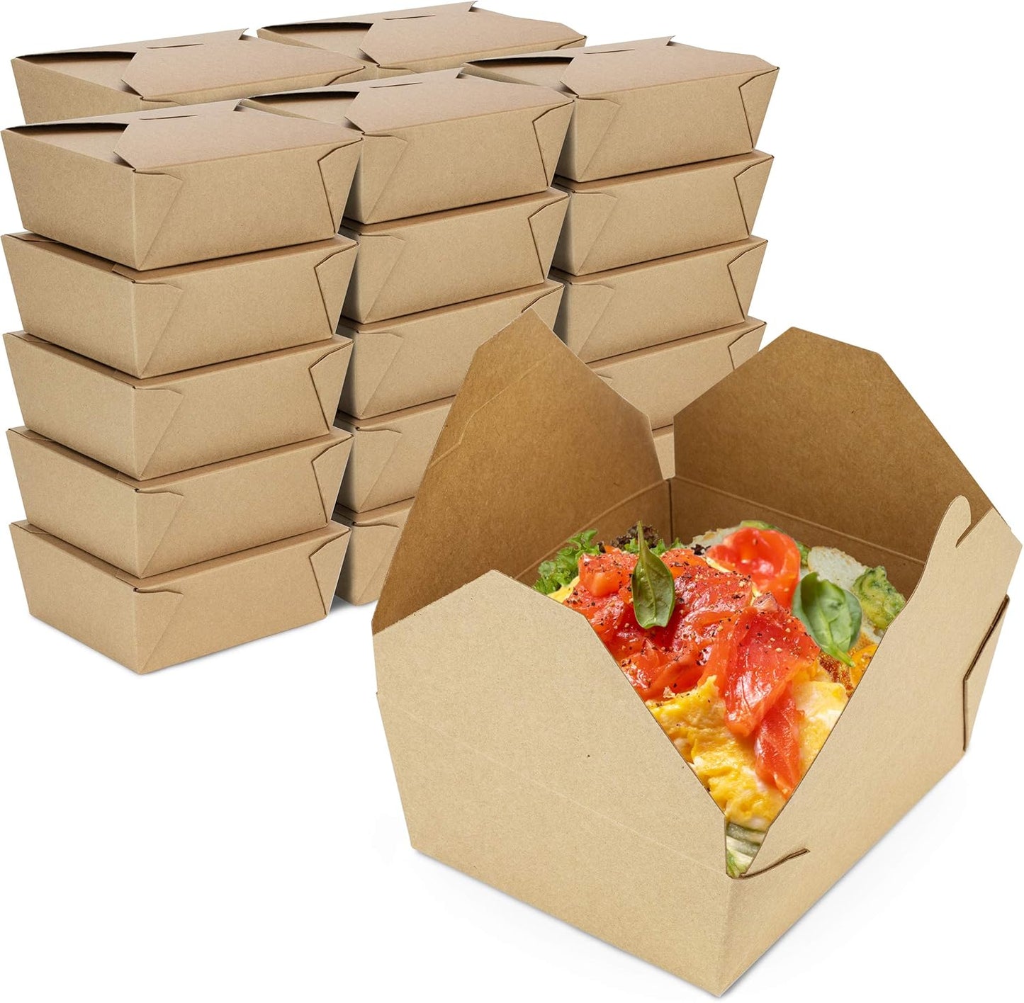 Fit Meal Prep 48 oz To Go Boxes for Convenient Meal Storage