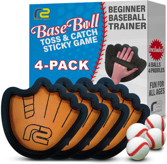 Fun Sticky Toss Game Set - Easy Catch & Train - Refresh Sports