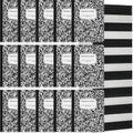 B5 Composition Notebooks 60 Pack - Bulk College Ruled Notebooks