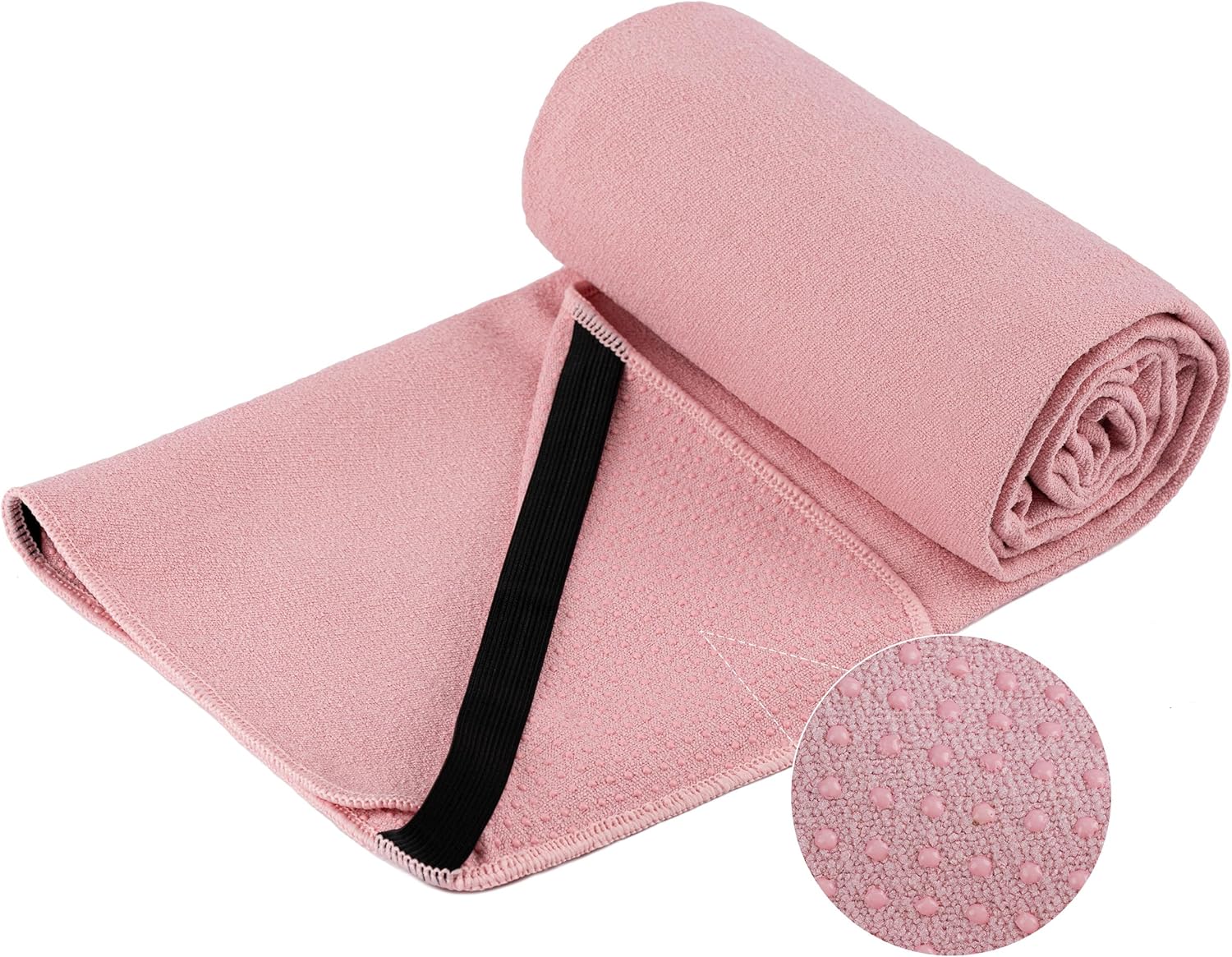 Non-Slip Hot Yoga Towel Mat ~ Secure Grip & Fit