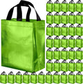 BLEWINDZ 100 Medium Reusable Gift Bags with Handles - Value Pack