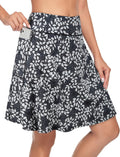 Women's 20 in Knee Length Skort with 4 Pockets - High Rise Comfort