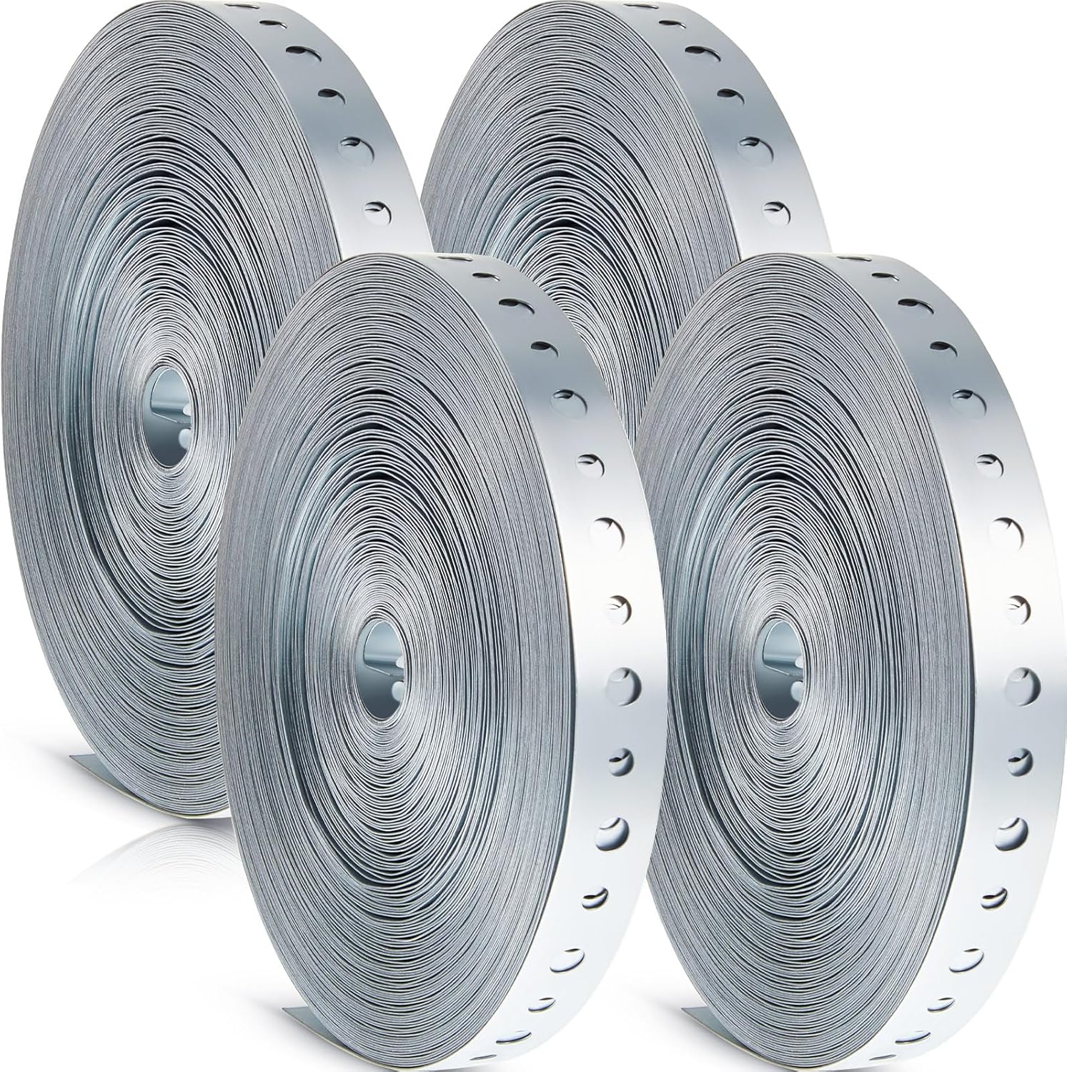 Gisafai Galvanized Pipe Straps 3/4 Inch x 100ft for Versatile Use