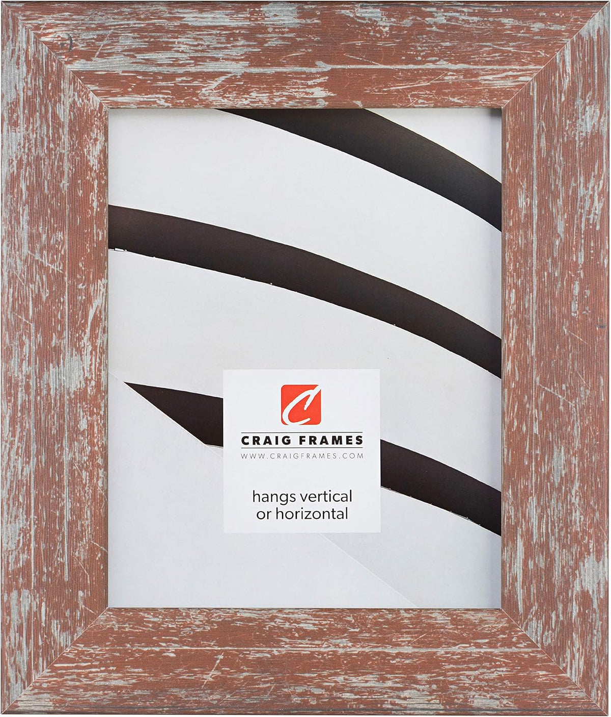 Craig Frames Faux Barnwood Picture Frame for Rustic Decor