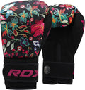 Women Boxing Gloves for Training Muay Thai Flora Skin Ladies Mitts