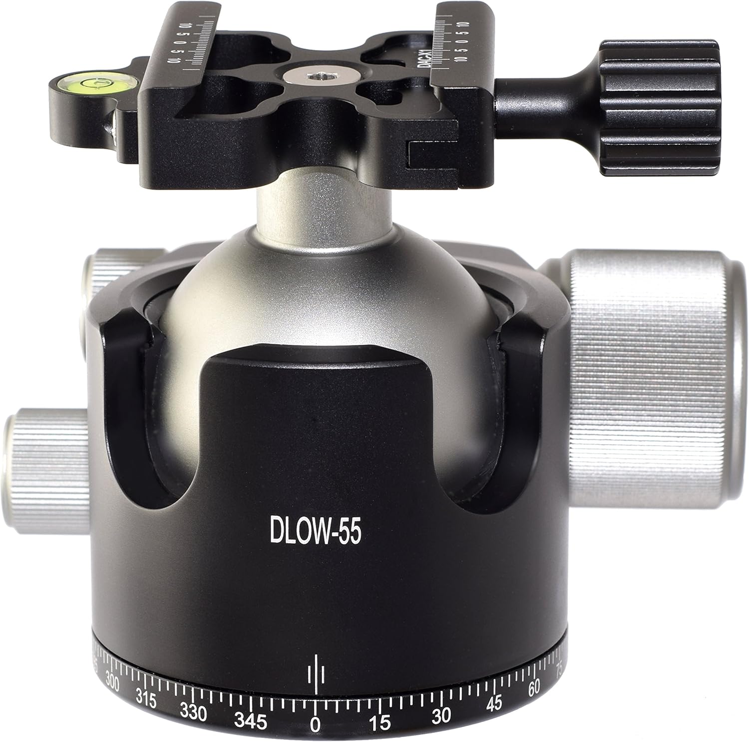 Desmond DLOW-55 Low Profile Ball Head for Tripod with Pan Lock